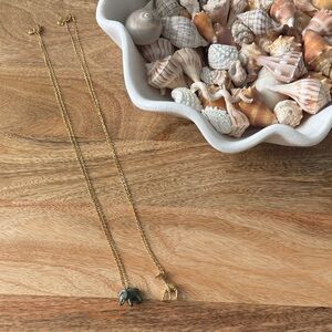 Jcrew set of 2 animal charm necklace